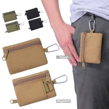 

New Outdoor EDC Molle Pouch Wallet 1000D Nylon Portable Travel Zipper Waist Bag for Camping Hiking Hunting Military EDC Pouch