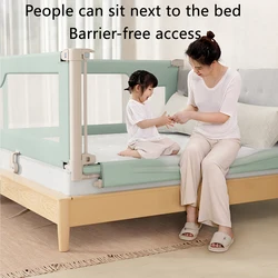 Barrière de protection pour lit de bébé, une pièce, barrière de protection, Rails de berceau, Anti chute, grand déflecteur universel pour enfants 