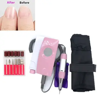

Portable Rechargeable Nail Polishing Device Electric Unloading Machine Fingernail Surface Small Mini Grinder Tools T4MB