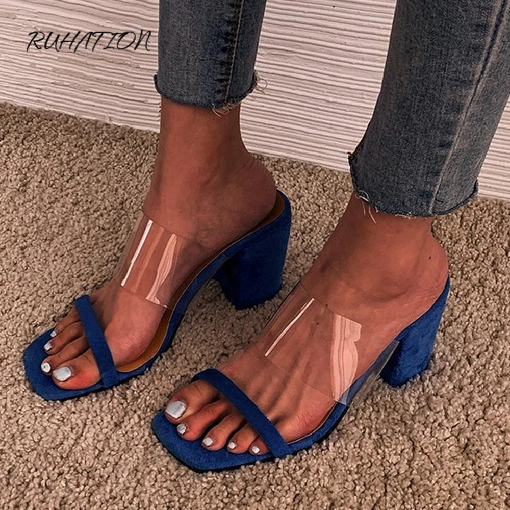 

2020 Women's High Heels Sandals Snake Print Slip-On Outside Slippers Ladies Cute Slippers Women's Hot