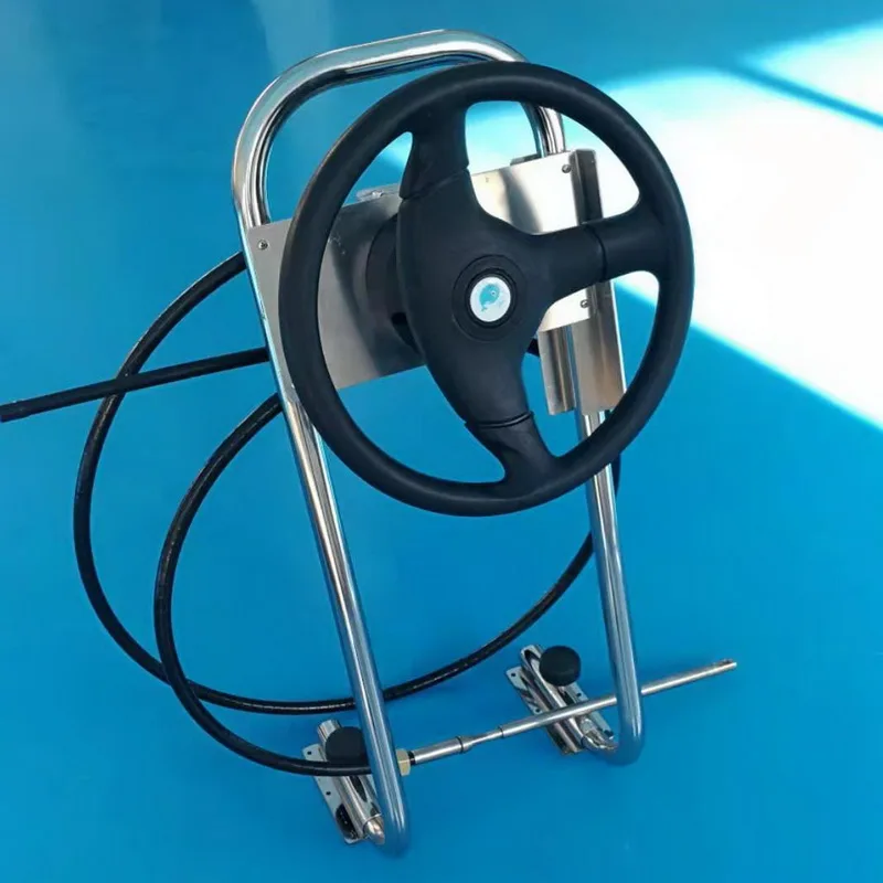 Inflatable Boat Aluminum Boat Steering Console With Console Steering