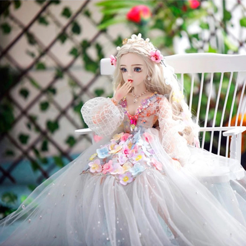 VICIVIYA 60 см 1/3 Bjd куклы свадебные девушки Сменные глаза игрушки макияж Магазин мяч 18 шарнирная кукла на Рождество