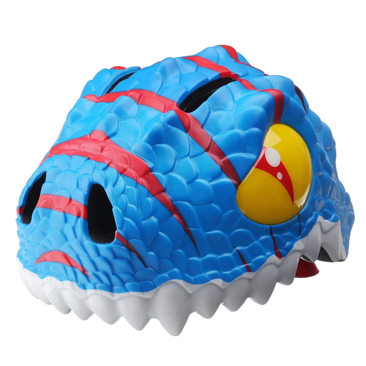Crocodile blue Детский легкий шлем для велоспорта, шлем для скейтборда, шлем для животных 49-55 см, велосипедный шлем, шлем для велосипедистов велосипед, колпачки - Цвет: Crocodile blue