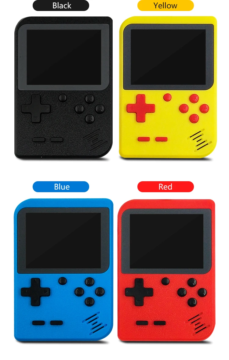 400 игр Мини Портативная Ретро видео консоль портативная игра Advance Players Boy 8 бит встроенный Gameboy 3,0 дюймов цветной ЖК-экран