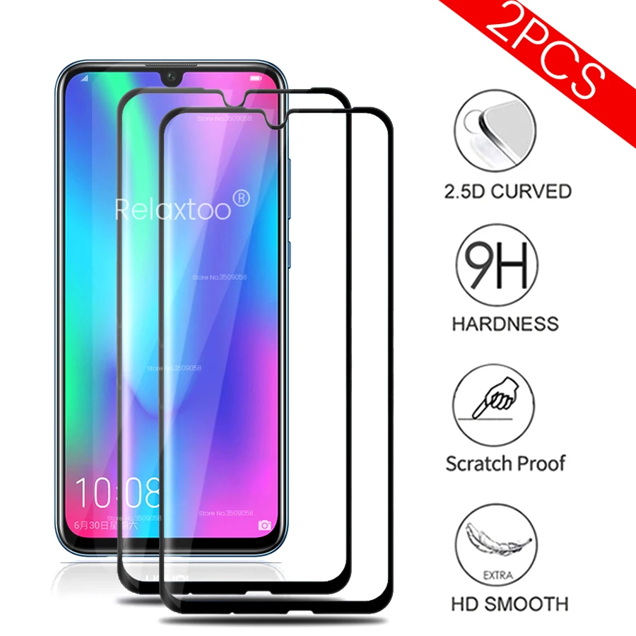 Защитные очки 2 шт. для Honor 10 Lite 10Light Lite10 Huawei 10i i i10 Honor10i honor10Lite|Защитные стёкла и