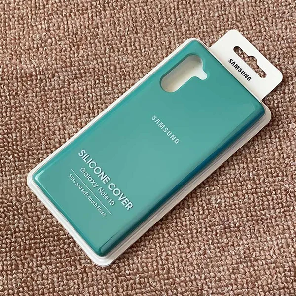 DCHZIUAN жидкий силиконовый полный защитный чехол для samsung Galaxy Note10 Note 10 Plus Мягкий чехол для телефона s Coque - Цвет: Green