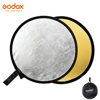 

Godox 31.5" 80cm 2 in 1 Portable Collapsible Light Round Photography Reflector for Studio Multi Photo Disc