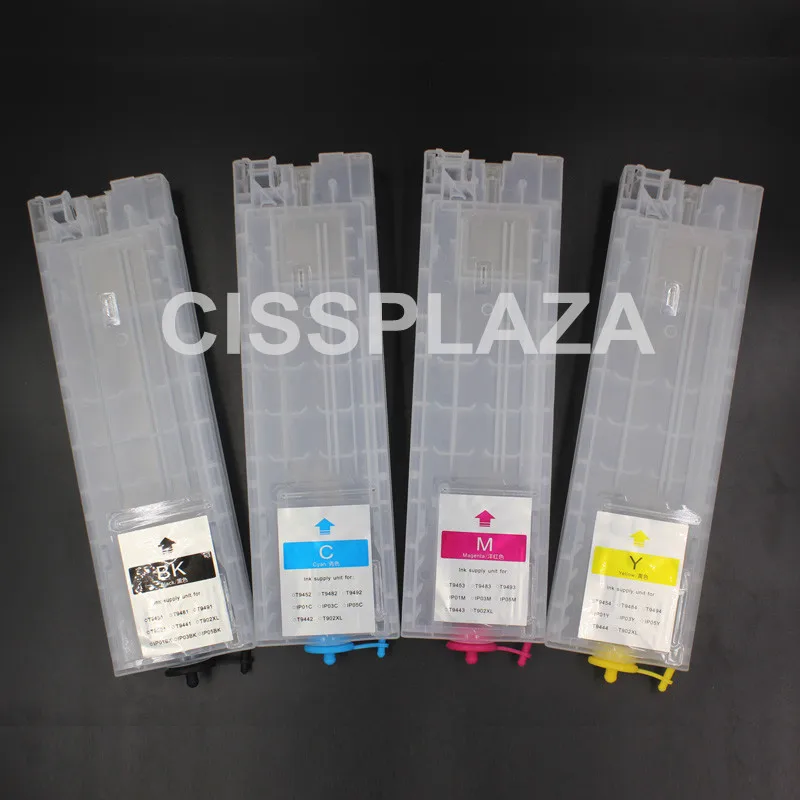 CISSPLAZA 1 комплект T945 T946 без чипа Заправляемый картридж совместимый для EPSON рабочей силы Pro WF-C5790 WF-C5710 WF-C5290 WF-C5210