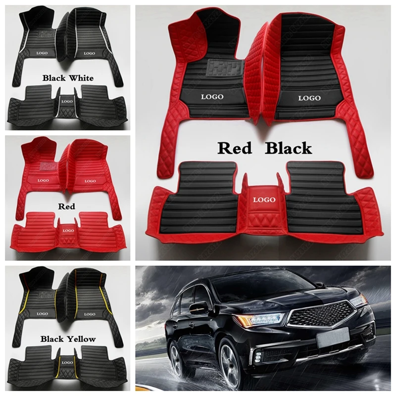 Роскошные Пользовательские Автомобильные Коврики для Acura MDX RDX ZDX NSX TL RL ILX TLX TSX