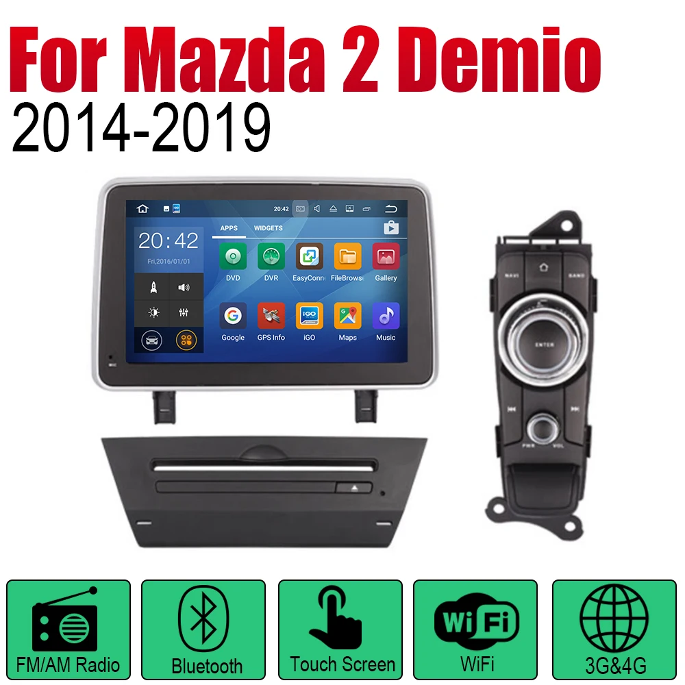 ZaiXi Android автомобильный DVD GPS Navi для Mazda 2 Demio~ плеер навигация WiFi Bluetooth mulitмедиа система аудио стерео эквалайзер