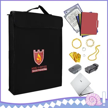 

Silicone Coated Fiberglass Double-sided Handbag Fireproof And Explosion-proof Tote Bag Purse Wallet Waterproof Handbag Cotton