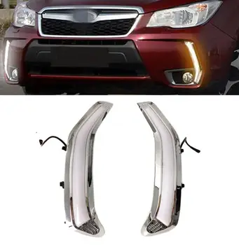 

DRL fog lamp with dimming function relay LED Daytime Running Light for Subaru Forester 2013 2014 2015 2016