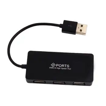 

4 Port USB 2.0 Hub Cable Splitter Adapter Converter Cable High Speed 480Mbps for PC Laptops Notebook Computer for Macbook