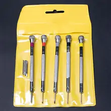 5 шт./компл. Маленький Набор отверток для очков ноутбуки, мобильный телефон плоская отвертка для часы игрушки щелевая отвертка инструменты для ремонта