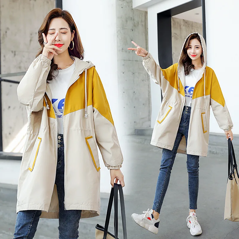 

Trench Coat Women's Short 2019 Spring And Autumn New Style Korean-style Short-height CHIC Students Overcoat British-Style Thin L