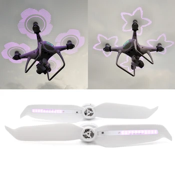 

LED Flash Word Propeller Quick-Release Propellers For DJI Phantom4 Pro V2.0 LED Flash Propeller LED Flash Word Propeller