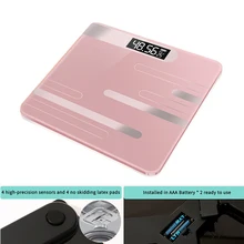 Escalas de peso do banheiro digital escala de alta precisão digital banheiro peso scalewide composição do corpo faixa de dados fitness saúde