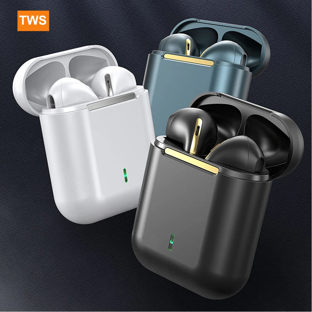 J18 TWS Wireless Headphone Bluetooth Earphone In Ear Headset True Wireless Earbuds Sports Running For Xiaomi Phone Ear Buds