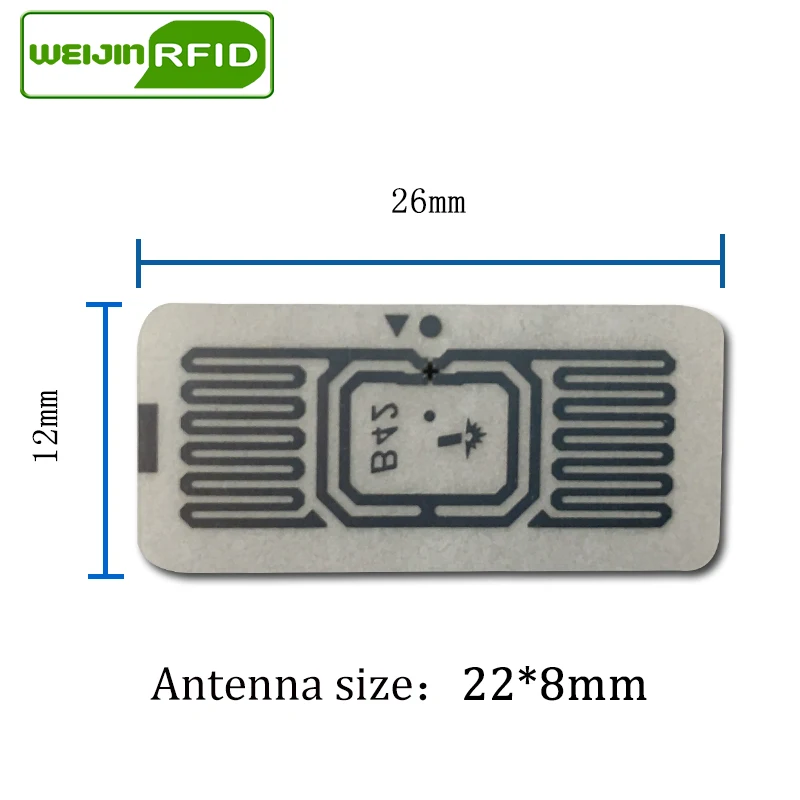 Rfid-теги UHF стикер Impinj B42 влажная инкрустация 915mhz868mhz 860-960MHZ EPC 6C 50 шт. клей пассивный RFID этикетка