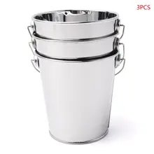 Нержавеющая сталь картофель фри ведро десерт закуски баррель посуда отель Ресторан контейнер