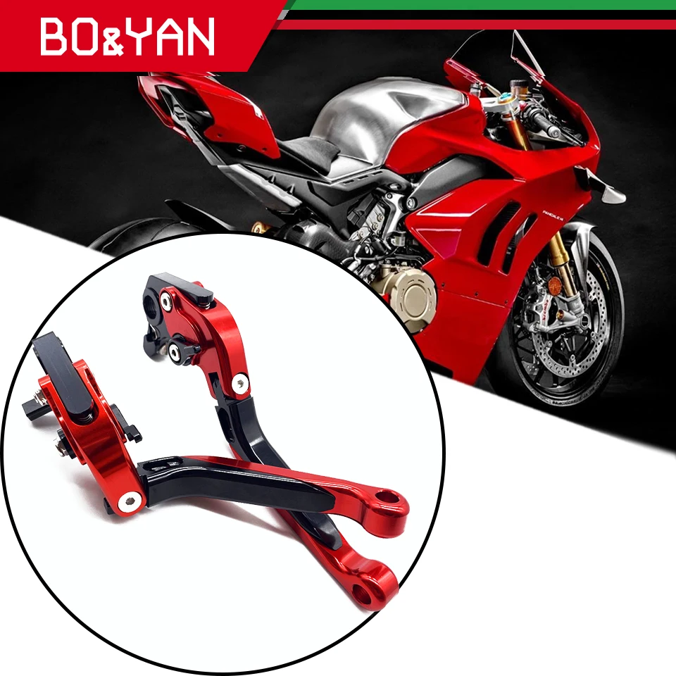 Складные выдвижной рычаг сцепления для DUCATI Diavel MULTISTRADA 1200 MONSTER Panigale V4 1299 1199 959
