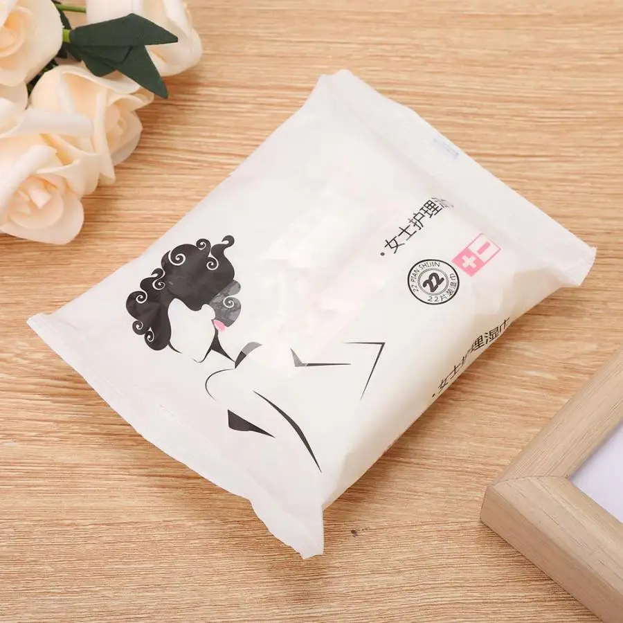 20+2pcs/bag Disposable Women Private Part Wet Wipes Alcohol-Free Anti-Itching Private Care Wet Wipe