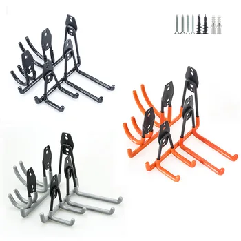 

Wall Mounting Large Heavy Duty Storage Hanging Hooks Home Garage Storage Hook Hanger Rack Screw Installation Orange Gray Black