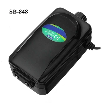 

Ultra-Silent 8W Aquarium Air Pump Fish Tank Increasing Oxygen Pump Tool SEC88