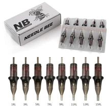 

10/20PCS Original Mixed Cartridge Tattoo Needle RL RS M1 Disposable Sterilized Safety Tattoo Needle for Cartridge Machines Grips