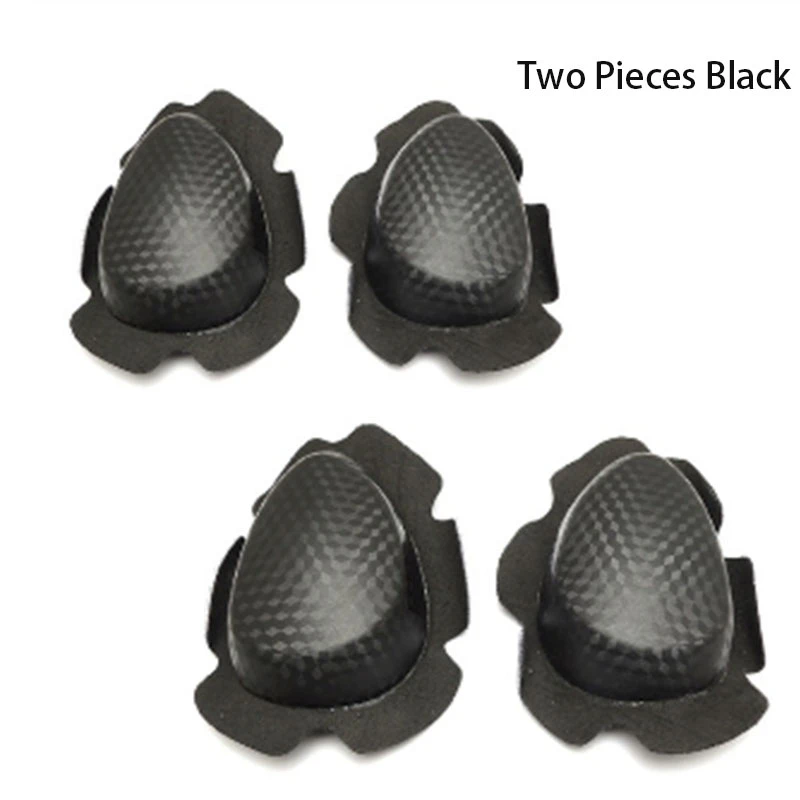 Универсальные наколенники мотоциклетные наколенники три цвета слайдер для верховой езды защита от износа блок ударопрочные наколенники - Цвет: Two Pieces Black