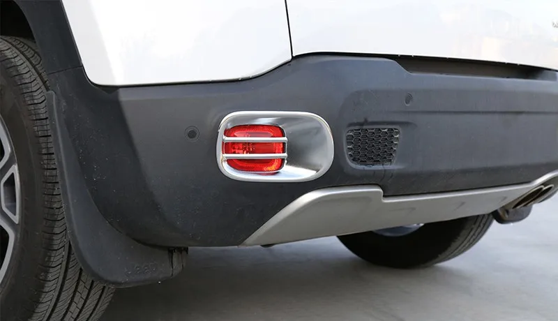 Автомобильный стикер Sansour s для Jeep Renegade-, задний противотуманный светильник, декоративная крышка, аксессуары для Jeep Renegade, наклейка