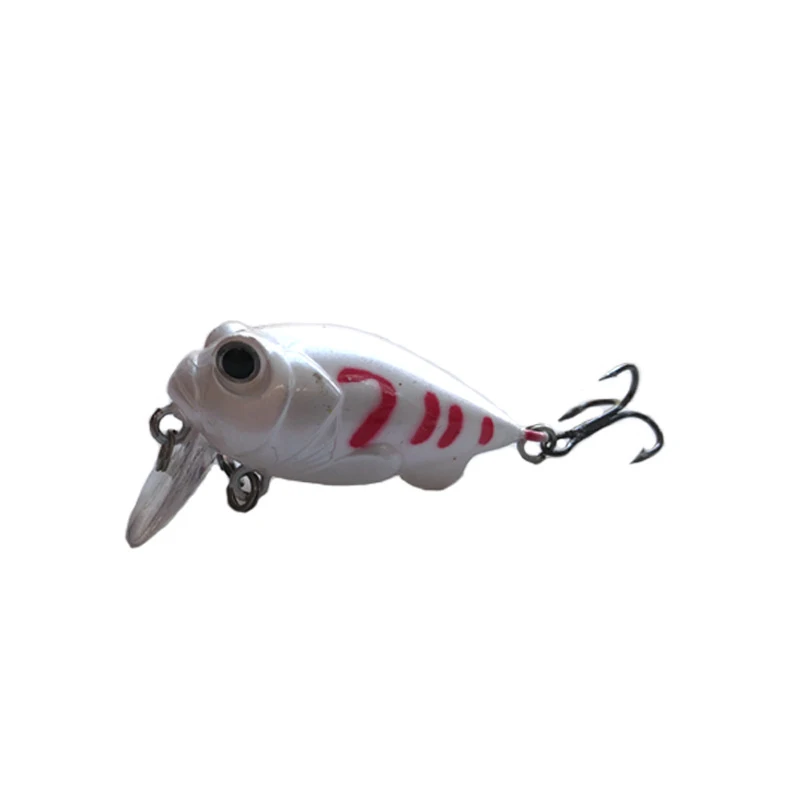 XIDIAOYU Fishing lure floating fat 38mm 5.2g fishing bait bionic bait  whitemouth bass bait shallow depth 0.2-0.5m