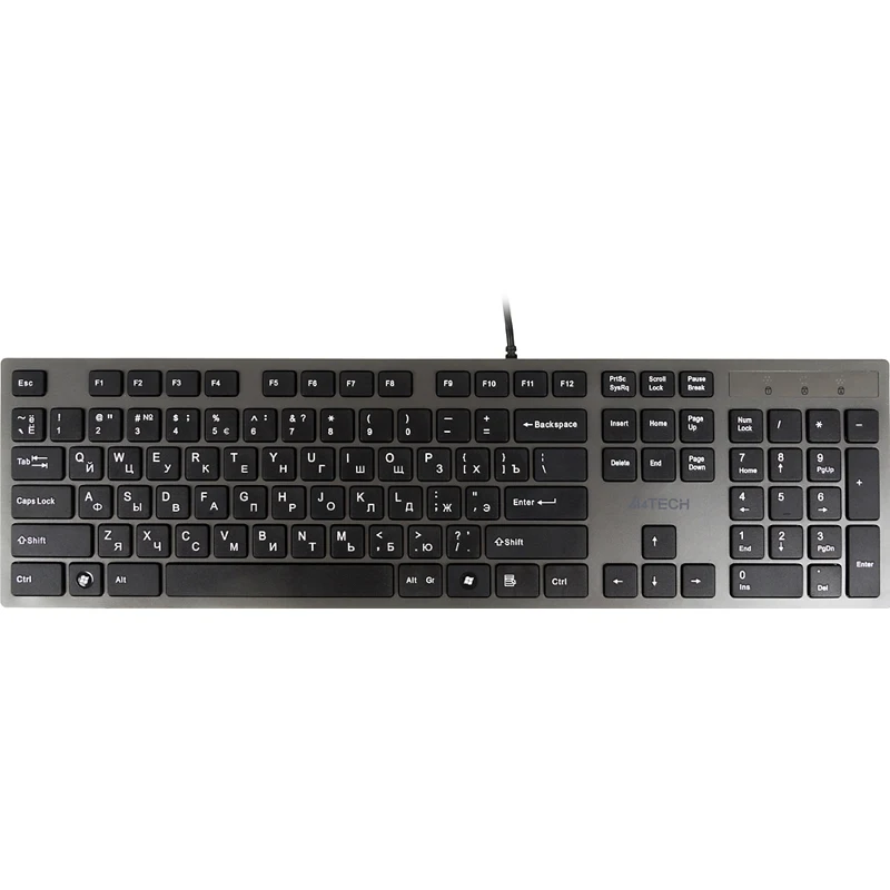 Клавиатура A4 KV 300H серый|Клавиатуры| |