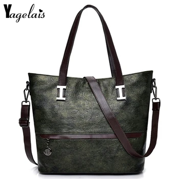 

new brand high quality luxury soft leather large pocket casual handbag women's handbag shoulder bag large capacity handbag