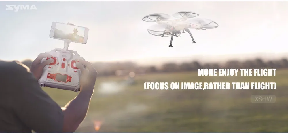 SYMA официальный X8HW FPV дрона с дистанционным управлением с WiFi HD камера в режиме реального времени обмена дронов RC вертолет Квадрокоптер, Дрон с зависания Функция