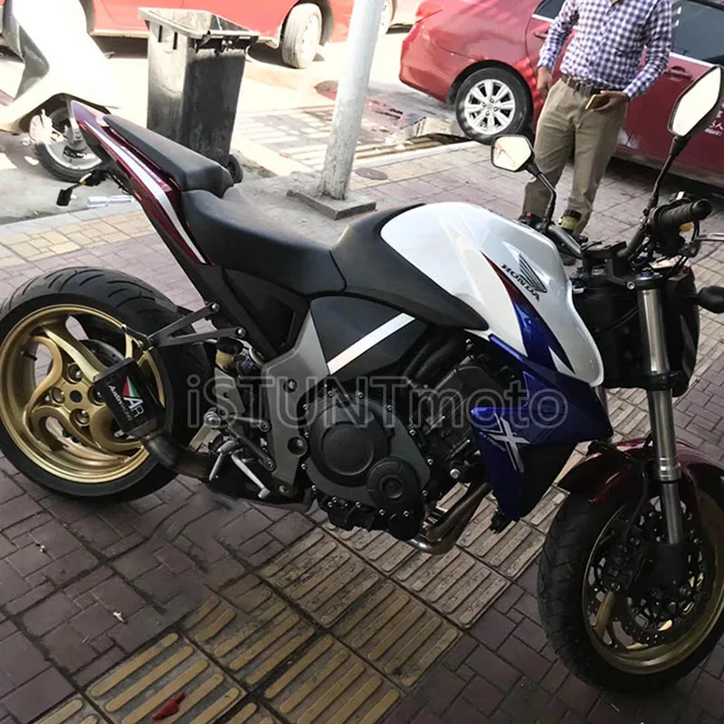 Слипоны для HONDA CB1000R CB1000 R 2009- год, выхлопная система для мотоцикла, Модифицированная средняя Соединительная труба с глушителем