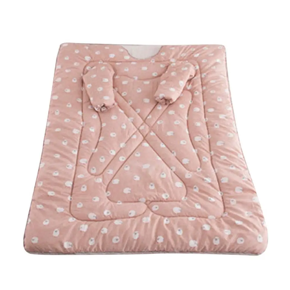 D 150x200cm Winter Comforters Wearable Blanket Washable Cotton Quilt Thick Warm Blanket Cape Cloak Nap Blanket For Home Office Sofa Supplies - Цвет: D 150x200cm
