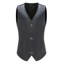 Для мужчин осень и Новинка зимы Стиль Творческий-Повседневное яркий миксер для теста жилет металлический жилет Mj01