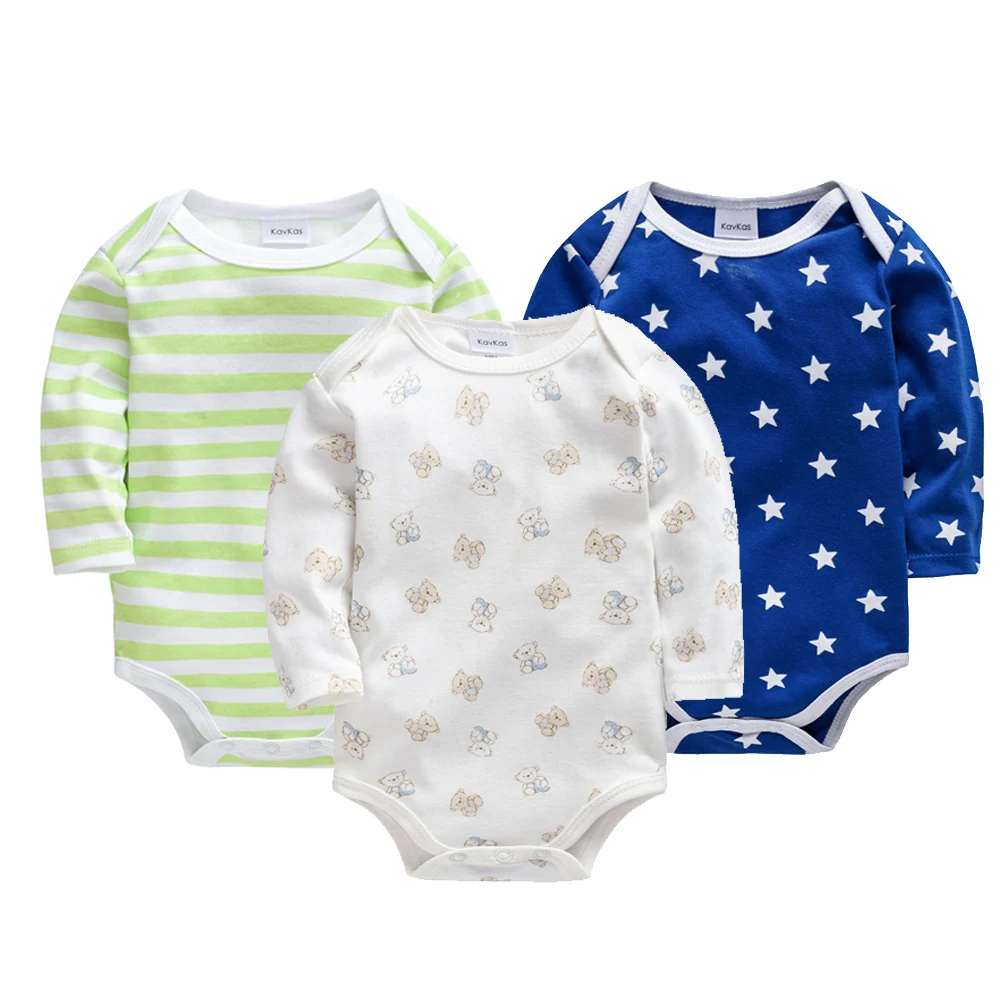 Kavkas/детская одежда для новорожденных, детский комбинезон, комплект одежды для мальчиков, зимняя одежда с длинными рукавами мультфильм детский комбинезон-унисекс - Цвет: HY2069