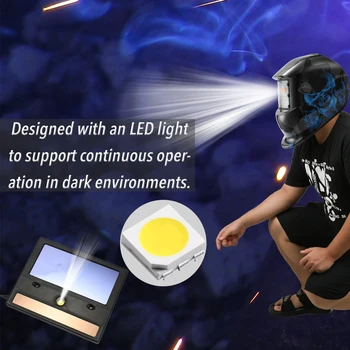 

Hot Solar Energy Large Window Automatic Changing Light Electric Welding Mask/Helmet/Welding Lens for Welding Machine