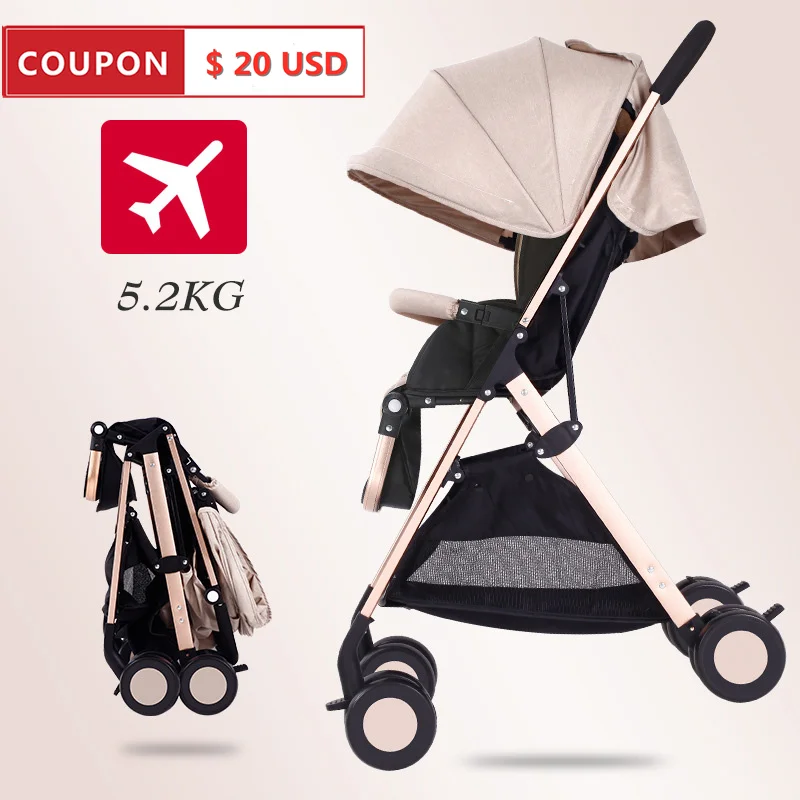 509yiku High-view Baby Cart используется для четырехколесного ухода от лежа складывания и