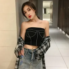 Стиль, элегантная Верхняя одежда без рукавов, жилет, А-линия, с открытыми плечами, с запахом, сексуальное короткое нижнее белье, топ-труба, топы для женщин