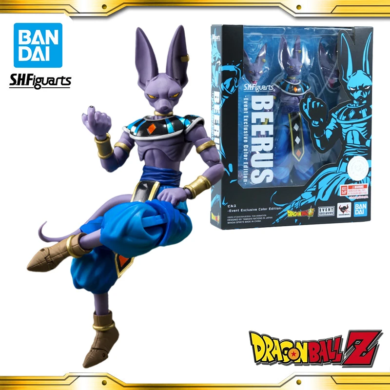 In Stock 21 Limited Original Dragon Ball S H Figuarts Gods Of Destruction Beerus Anime Action Collection Figures Model Toys Action Figures Aliexpress