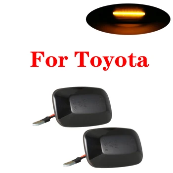 

For Toyota Land Cruiser 70 80 100 2007 2006 2005 2004 2003 2002 - 1984 Side Marker Lights Turn Signal Light Side Repeater Lamp
