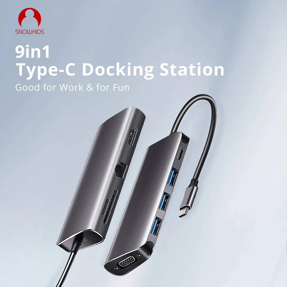 Usb-хаб с usb-хаб Snowkids для нескольких USB 3,0 HDMI адаптер док-станция для MacBook Pro Аксессуары USB-C сплиттер типа C LAN RJ45 USB C концентратор