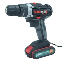 36 в три особенности Ударная дрель перезаряжаемая отвертка электрическая отвертка голый компьютер литиевая электрическая дрель C