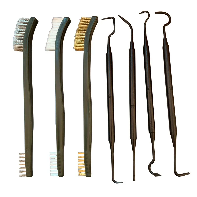 Big Sale Pick-Set Pistol-Gun Cleaning-Tool-Accessories Steel-Wire-Brush Hunting-Cleaning-Kit Nylon jlOEB5nO9