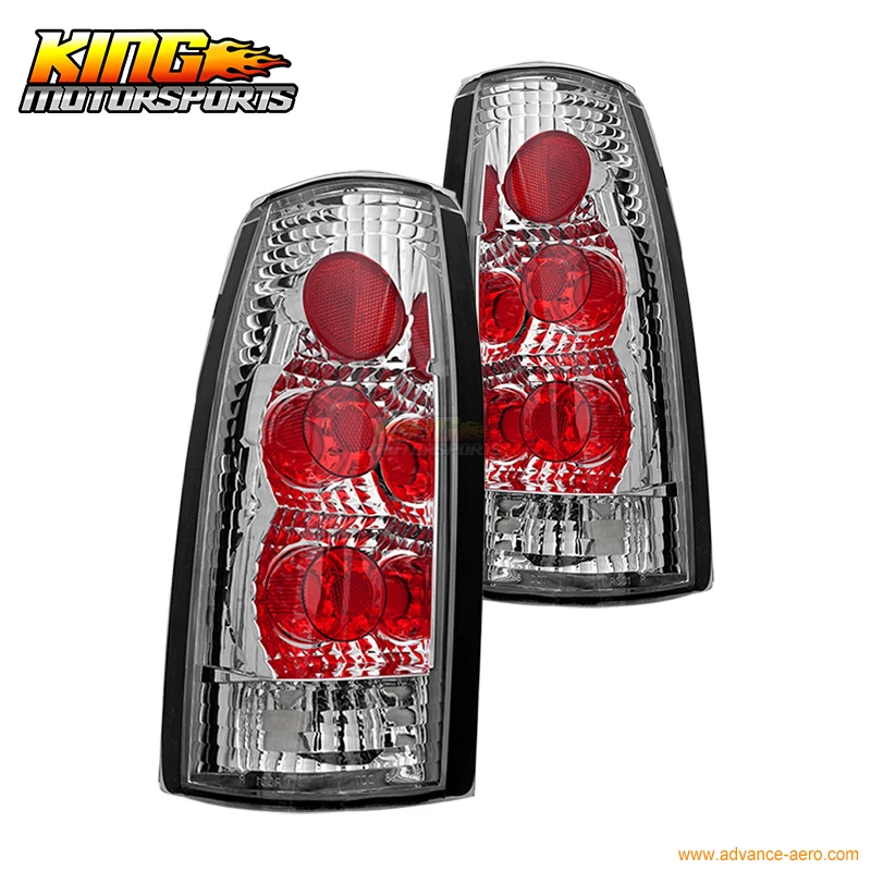 Подходит для GMC Chevy C K Suburban Yukon Escalade Altezza задние фонари хромированные прозрачные LH RH