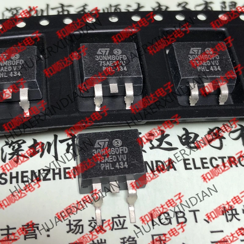 10 шт./лот B30NM60FD STB30NM60FD TO-263