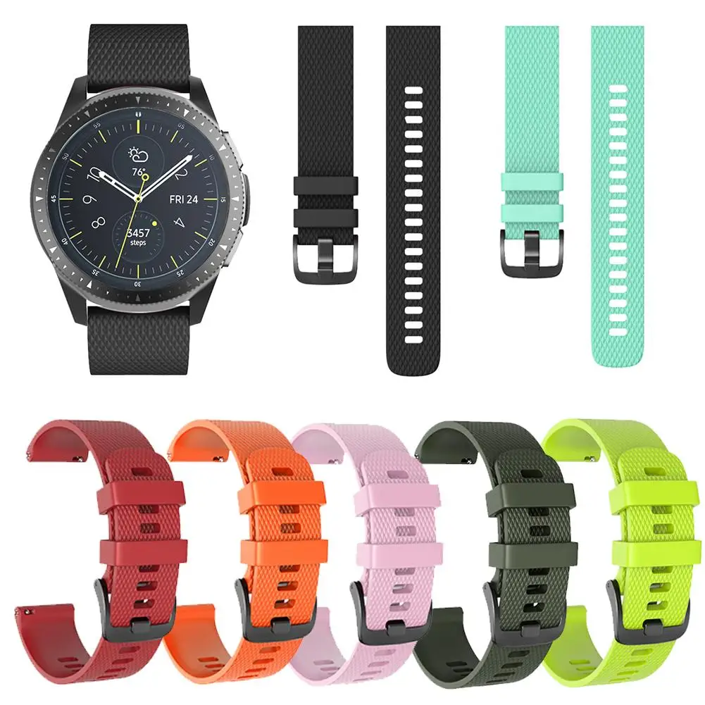 

20mm Replacement Sport Soft Silicone Watchband Strap band Smart Watch Bracelet wristband for Huawei Gar-min AMAZFIT Bracelet